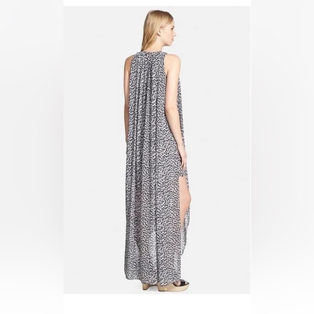 Michael Kors White Leopard Caftan Dress - Picture 2 of 4